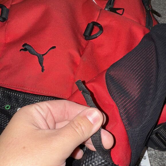 Puma x Ferrari Padded Backpack Red Black - Picture 15 of 15